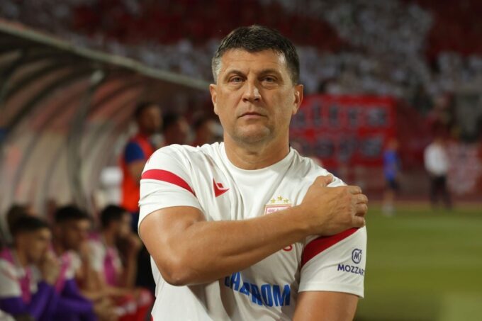 Vladan Milojević tokom utakmice Crvene zvezde,