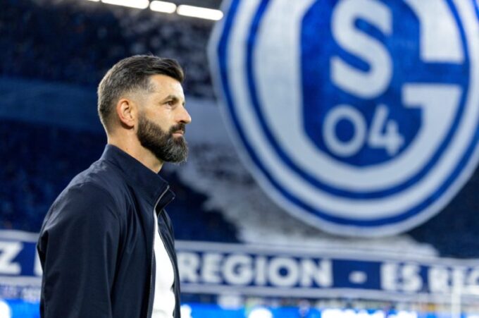 Miron Muslić na treningu Schalkea