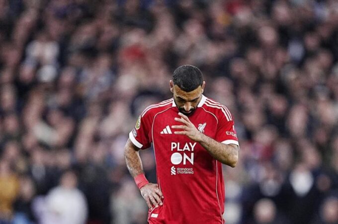 Mohamed Salah na klupi Liverpoola